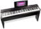 Max KB6W Digital Piano with Stand, 88-Key Electric Keyboard Piano, Semi-Weighted Keys, Built-in Speakers, USB MIDI, Sustain Pedal, Lesson Mode, Home Studio Ready, Furniture Cabinet Design