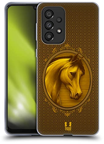 Head Case Designs Adelig Jahr des Pferdes Soft Gel Handyhülle Hülle kompatibel mit Galaxy A33 5G (2022)
