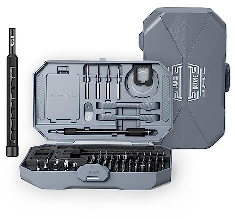 JAKEMY 105 in 1 Precision Mechanic Screwdriver Set Repair Tool Magnetic Screwdriver Bit Set for PC Laptop Watch Mobile Phone Glasses Camera Tablet Xbox Electronics