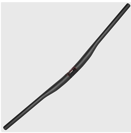 FukkeR 31.8mm Kohlefaser Rennrad Riser Bar extralanger 750mm 820mm MTB Mountainbike Lenker Fahrrad Lenkerstange Rise 15mm für BMX DH XC AM FR (Color : Black Matte, Size : 820mm)