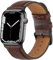 HITZEE Lederarmband Kompatibel mit Apple Watch Armband 49mm 46mm 45mm 44mm 42mm Ultra SE2 SE Series 10 9 8 7 6 5 4 3 2 1 Armband, Echte Leder Ersatzarmband Band für Herren Damen, Retro Braun
