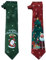 Weihnachts-Krawatte, Weihnachtsmann-Krawatte, Herren-Krawatte, Schneeflocken-Krawatte, festliche Cheer, Party, geheimes Geschenk für Weihnachtsfeier, Kostüm, geheime lustige Geschenke, 2 Stück., One