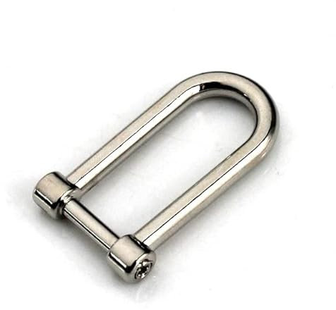YIPOCH 1 Stück Legierung Heftklammern Karabiner D Schäkel Leder Leinwand Tasche Gürtel Fob Schlüsselanhänger Schlüsselanhänger Haken Schraubverbindung Stecker Schnalle