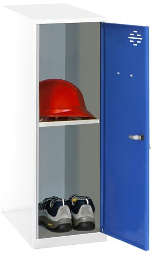 SimonRack Spind, Metall, Weiß/Blau, 915 x 400 x 500 cm