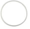 Zoegneer Ersatz-Dichtungsring für Schnellkochtopf, transparenter Silikon-Dichtung, O-förmiger Dichtungsring für Schnellkochtopf, 20 cm