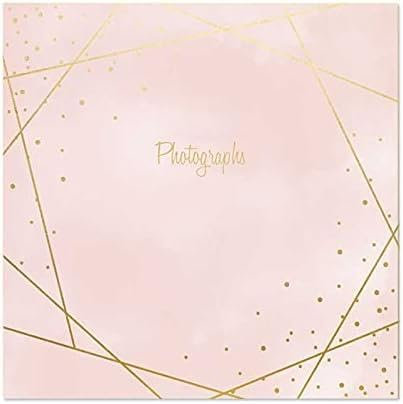 SKYTE® Photo Album Rose Gold Foil Photographs 6x4 Memo Slip in Holds 200 Photos Perfect Memory Book for Families, Valentine, Wedding, Baby Photos