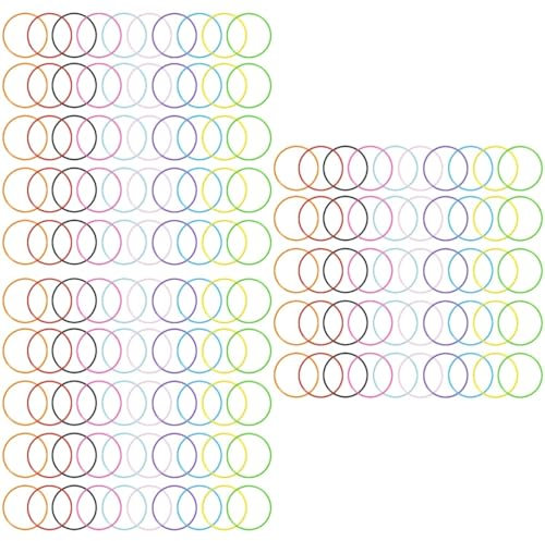 Holibanna 75 Stk Gummiband-Armband farbige Gummibänder Armbänder für Frauen Armband für jugendliche Mädchen Armbänder ästhetisch Elastizität Zubehör Ring Stirnband Fräulein Schmuck Kieselgel