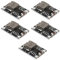 YINETTECH 5 Piezas Módulo de Fuente de Alimentación PCB Reductor DC-DC Entrada de 5-30V A Salida de 3,3V 1,5A Mini Fuente de Alimentación Reductora para Vehículo para de Avión de Vehículo 3,3V