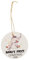 IMIKEYA 2st Weihnachtsschmuck Neugeborene Babys Erste Weihnachtskugel Christbaumschmuck Unsere Erste Weihnachtskugel 2022 Babys Erstes Weihnachtsandenken Keramik