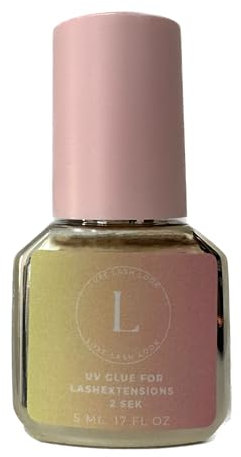 LUXE LASH LOOK UV Wimpernkleber UV Lash Glue for Eyelash Extensions Wimpernverlängerung Kleber Lichthärtung Wimpernkleber schnell trocknend wasserdicht 5ml (UV glue)
