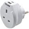 Uni-Com UK to European Travel Adaptor Plug with USB-A & USB-C Charger, UK 3 Pin Power Plug to EU 2 pin socket, Germany, Spain, France, Austria, Portugal, Sweden, Eastern Europe