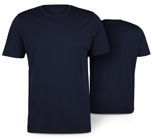 Stoic – Merino155 LaholmSt. Merino T-Shirt Herren aus 87% Merinowolle Anteil – Atmungsaktives Kurzarm Shirt für Wandern, Sport & Freizeit – Geruchshemmend & temperaturregulierend