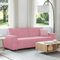Générique Canapé à 3 Places Rose 180 cm Velours,Canapés-4105033