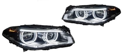 Auto-Styling-Scheinwerfer,passend für F10 F11 F18 2010–2017 528i 530i 535i M5,LED-Tagfahrlicht,Blinker,LED-Projektor,Zubehör (Stil 2010–2013)
