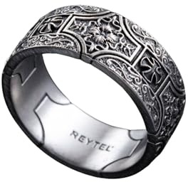 MALTESE TEMPLAR CROSS aus 925 Sterling Silber – Markanter Siegelring mit Malteserkreuz, kraftvolles Symbol für Ehre, Mut und spirituelle Stärke