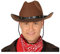 FIESTAS GUIRCA | Sombrero Vaquero de Fieltro Marrón (Talla Única) - Accesorio de Disfraz Cowboy para Fiestas del Viejo Oeste y Carnaval - Ideal para Adultos Unisex - Marrón