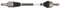 SNR Antriebswelle Gelenkwelle DK66.001