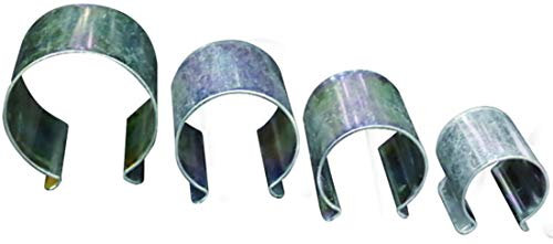 CLIPS PER SERRE IN METALLO KG.1 VARIE MISURE (Ø25)