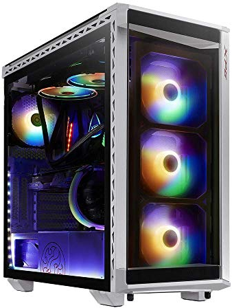 A-Data XPG Battlecruiser Super Mid-Tower ATX Gaming-Gehäuse, Weiß, BATTLECRUISER-WHCWW