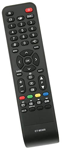 ALLIMITY CT-90300 75010737 Fernbedienung Ersetzen für Toshiba REGZA LCD TV 75010737 19AV506DG 26AV505DG 32AV505 19AV505DG 26AV505D 32AV504DG 32AV505DB 32AV555D 32AV563D 37AV505D 42AV505D 46XV625D