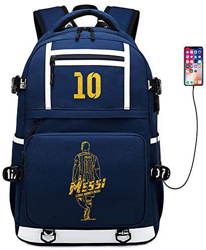 FuBballspieler Star M-essi Multifunktions Reisen Fans Rucksack Schultasche Lässiger Rucksack Tagesrucksäcke