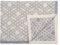 Irische Decke / Überwurf, keltisches Design, 175,3 x 111,8 cm, Grau