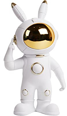 SEINHIJO Astronaut Figuren Skulptur Modern Dekor Geschenk Polyresin Arts 30cm