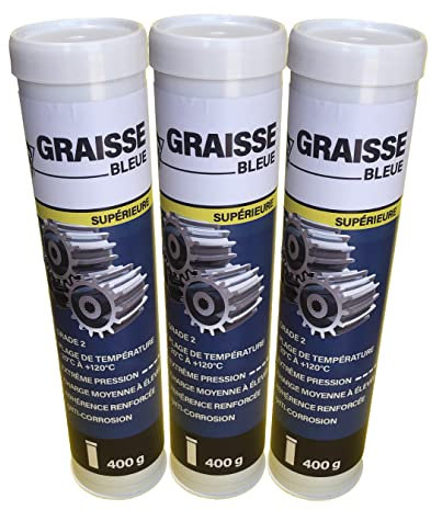 Méduze - Lot 3 x graisse bleue supérieure 400 g