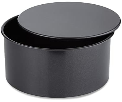 Tower T943021HG36 23cm Loose Base Deep Cake Tin Made in Aluminised Steel with Non-Stick Coating, Black