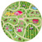 Paco Home Kinderteppich Teppich Rund Kinderzimmer Spielteppich Straßenteppich Modern rutschfest Junge Mädchen, Grösse:200 cm Rund, Farbe:Grün