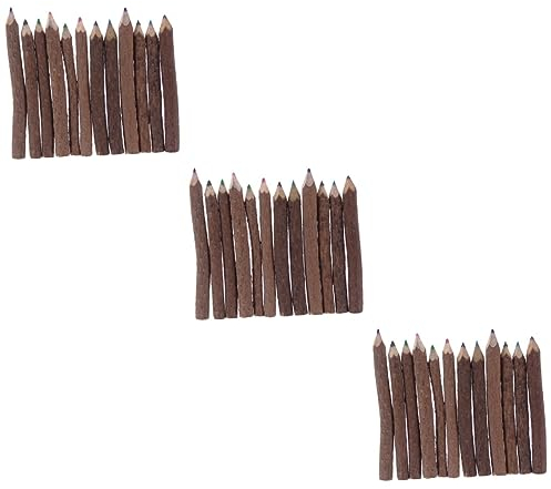 EXCEART 36 Stk Buntstifte Aus Holz Äste Bleistift Aus Holzzweigen Graphitstifte Aus Holz Ast Bleistifte Buntstifte Für Künstler Bleistifte Zeichnen Baustift Bambus Unternehmen Zeichenstift