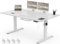 Devoko 160 x 80 cm Escritorio Elevable Eléctrico de Carga USB C, Escritorio Ajustable en Altura con Tablero, 3 Función de Memoria y Anticolisión, Regulable en Altura 72-118cm,Blanco