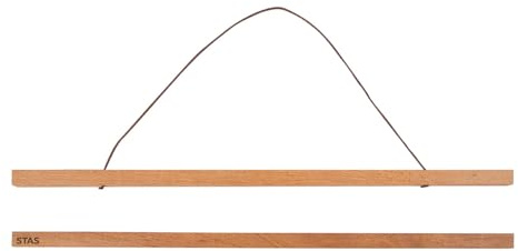Posterleiste Posterschiene Poster 100 cm, Magnet Magnetische Holz Poster Aufhänger Halter Rahmen Leisten Bild Bilder Bilderleiste Bilderrahmen (21-100cm)