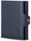VON HEESEN Slim Wallet mit XL Münzfach & RFID-Schutz - Mini Geldbörse Herren & Damen - Kartenetui Kreditkartenetui - Portmonee Geldbeutel Portemonnaie klein Blau