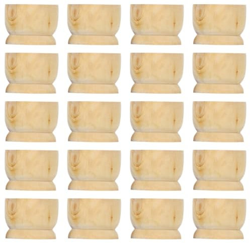 NUOBESTY 20 portauovo in legno, per bambini, fai da te, per la cucina, a casa