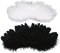 Dekaim Kugelgelenk Puppe Federflügel Mini Engel Federflügel 2 Stück, Schwarz und Weiß Kugelgelenk Puppe Flügel für 1/3 1/4 1/6 Puppen