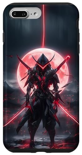 iPhone 7 Plus/8 Plus Japanese Samurai Epic Majestic Bloodmoon Otaku anime manga Case