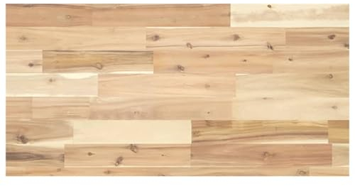 vidaXL Waschtischplatte, Tischplatte für Aufsatzbecken, Holzplatte Badezimmer Unbehandelt, Ersatztischplatte Arbeitsplatte, 100x40x4cm Massivholz Akazie