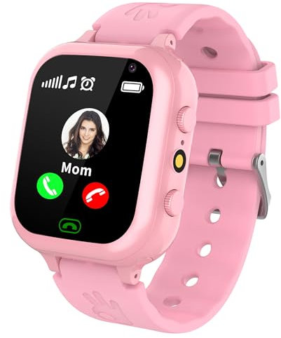 25 Games Kids Smart Watch - Boys & Girls Smart Watch with Two-way Call, Message, Camera, Music Player, Step Counter, Video Alarm Clock - Kids Watch Toys Birthday Gifts for 3-12