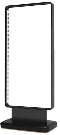 XILYZMO Vertikal Doppelseitig Leuchtkasten Werbetafel, LED Leuchte Für Gehwege Schilderwerbung Display, LED-Tafel Bodenstehend Schilderhalter Für Filmplakat Werbedisplay(80X150CM)