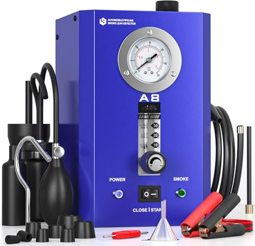 GODIAG Machine à fumée automobile intégrée 12 V pour voiture, moto, camion, bateau et ATV, A8