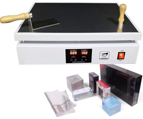 CASEGO 1200 W manuelle Cellophan-Umhüllungsmaschine, Desktop-Heizsiegelmaschine, dreidimensionale Wärmeableitungslöcher, für Zigaretten