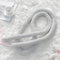 Multifunktionales Nestchen, Stillkissen, Nestchen geflochten, Bettschlange, DIY Knotenkissen, Nestchen-Sets, handgefertigt, weich und bequem, Bettumrandung, Knotenkissen (Grau, 3 m)
