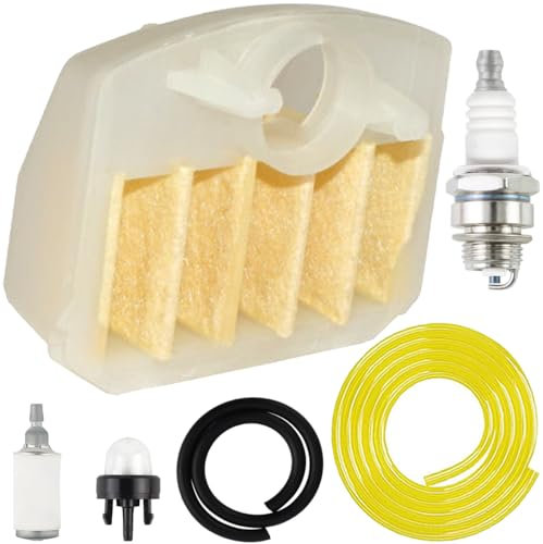 ZAMDOE 537024003 Air Filter for Husqvarna 340 345 346XP 350 351 340E 340EPA 345E 350EPA 351EPA 345EPA Replace for Jonsered 2141 2145 2149 2150 CS2141 Chainsaw Tune Up Kit Part