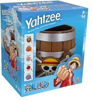 Winning Moves One Piece Yahtzee Special Edition Dice Game travel game you can take anywhere and enjoy anytime makes great gift for fans of ages 8 plus.