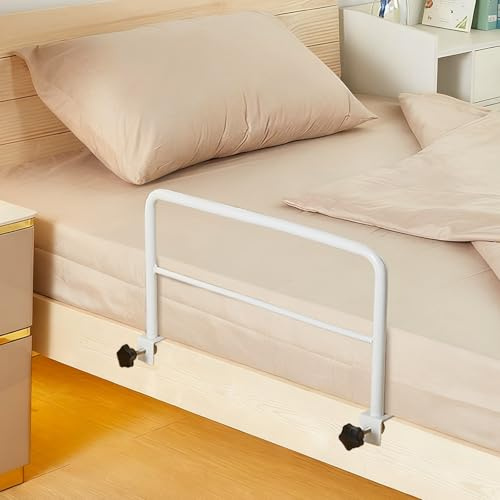 CAIEJSAEN Bettgitter für Senioren Bettschutzgitter ohne Bohren (50 * 30) | Aufstehhilfe Bett Rausfallschutz Bett, Bettgitter Rausfallschutz, Geeignet für ältere Menschen und Schwangere