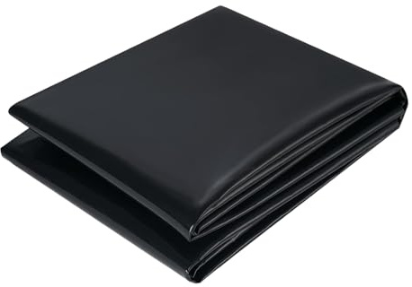Junvstor sous-Couche renforcée revêtement d'étang 3x7m 5x6m 7x8m sous-Couche d'étang, Film d'étanchéité Membrane résistante à l'humidité étangs de Koi, Membrane de Piscine de bâche d'étang(5x7m)