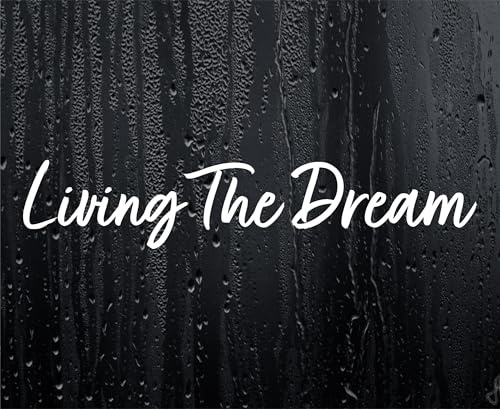Car Sticker Living The Dream Modified Show Race Rat Door Window Decal Present Large