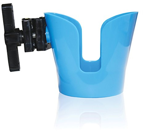 Clamp-On Cup Holder for Wheelchairs