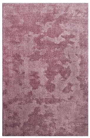 Homie Living Hochflor Teppich, modern, kuschelige, weich, flauschig für Wohnzimmer, Schlafzimmer und Kinderzimmer Sienna (Lila Meliert, 160 x 230 cm)